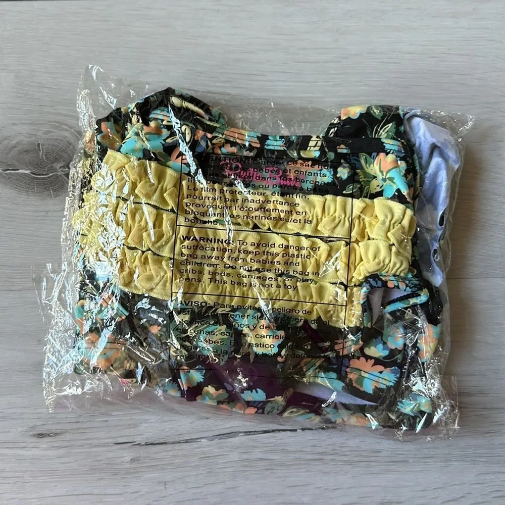 Ruffle Butts Waterfall Tankini‎ Midnight Garden 6-12 Months NWT in packaging